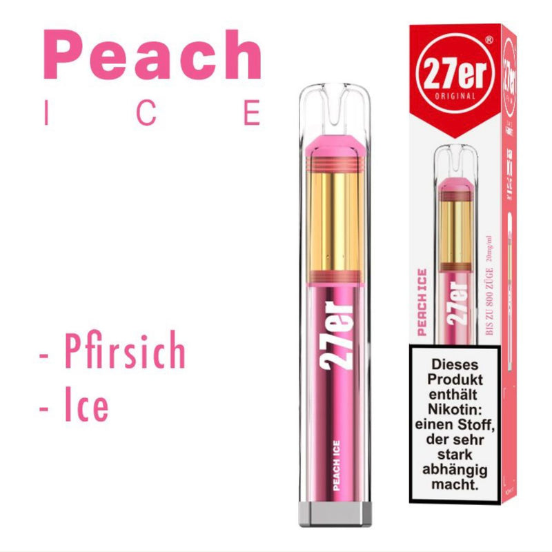 27er E-Vape Peach Ice