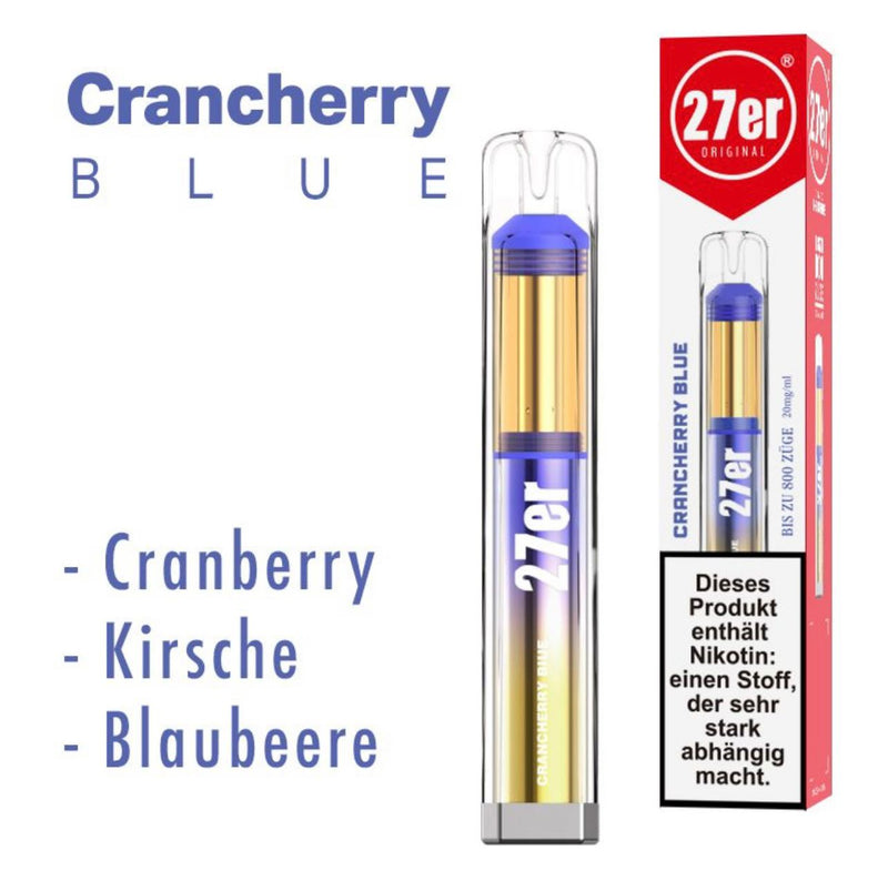 27er E-Vape Crancherry Blue