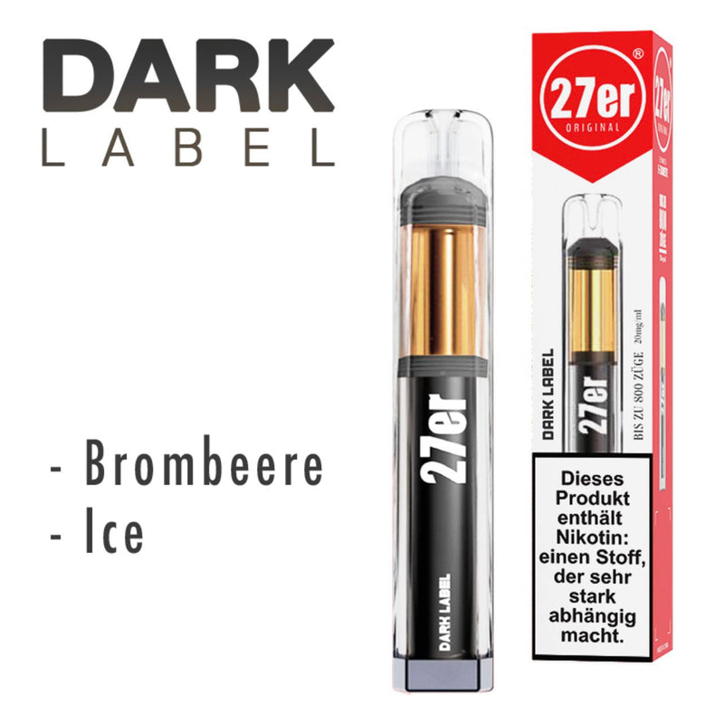 27er E-Vape Dark Label