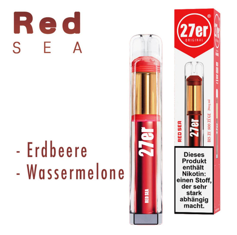 27er E-Vape Red Sea