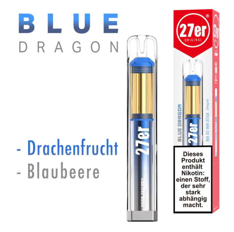 27er E-Vape Blue Dragon