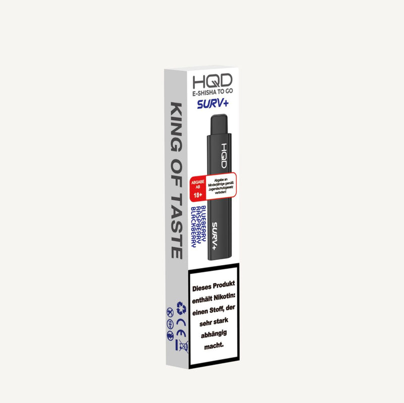 HQD Surv+ E-Vape | Blueberry Raspberry Blackberry