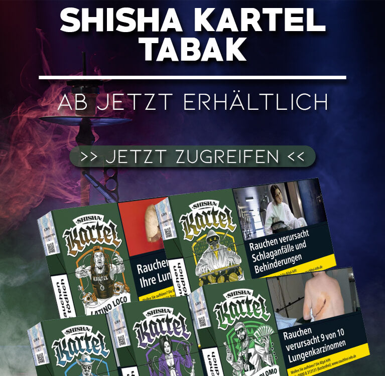 SHISHA SHOP38 AMBERG: Shisha Kartel Tabak Mobile