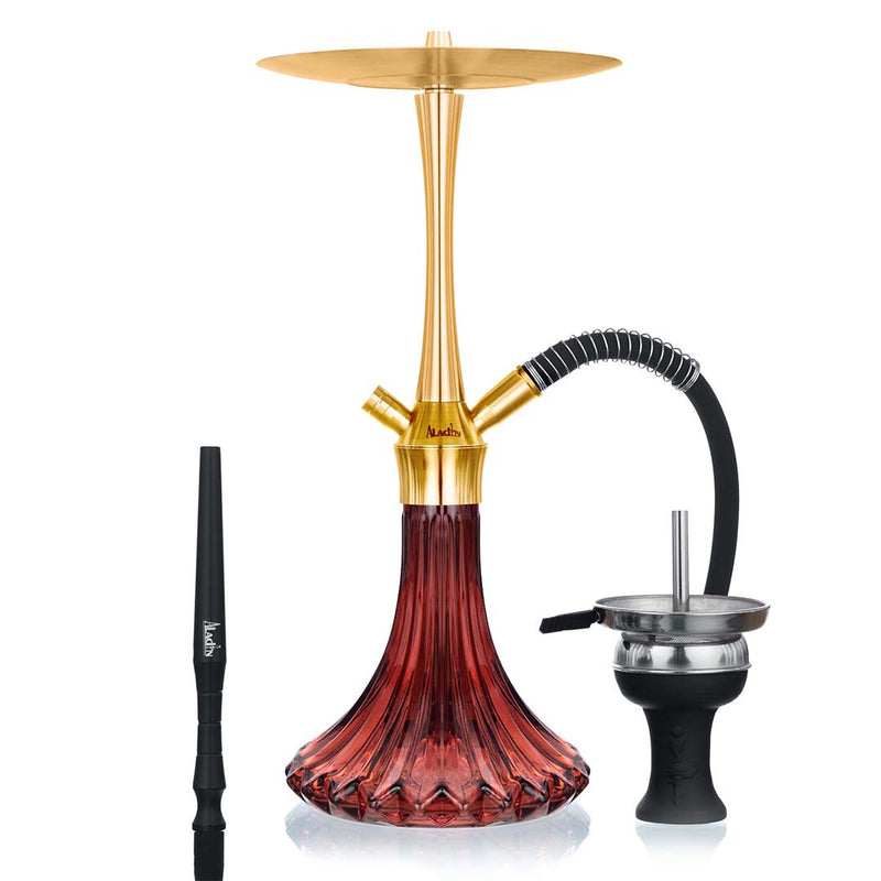 Aladin Shisha MVP A46 Gold - Ruby Red