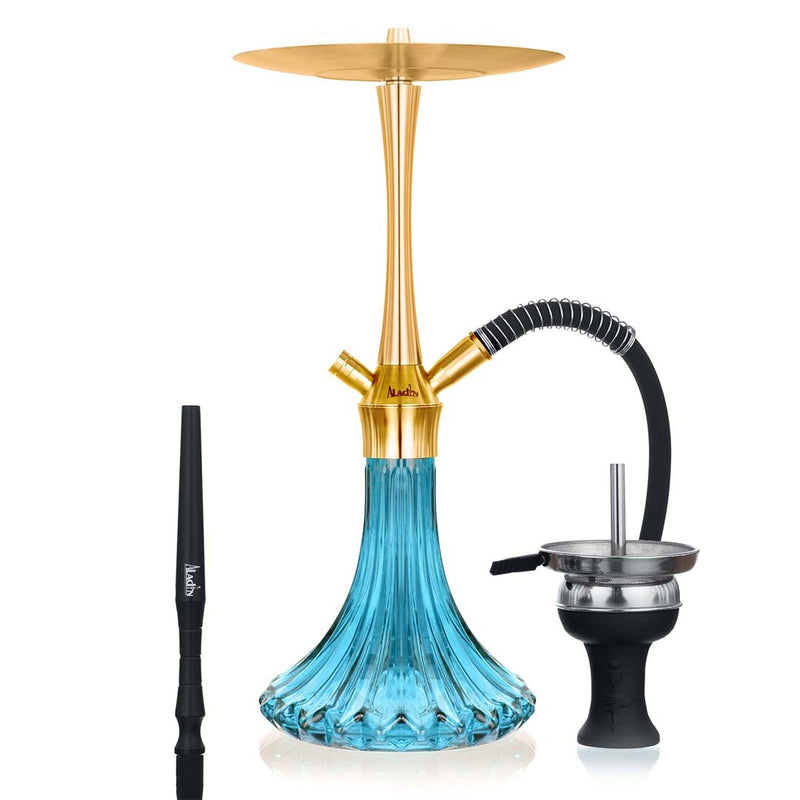 Aladin Shisha MVP A46 Gold - Sky Blue