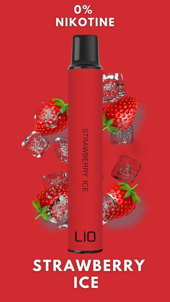 Lio Nano X - Strawberry Ice - Einweg E-Shisha Nikotinfrei