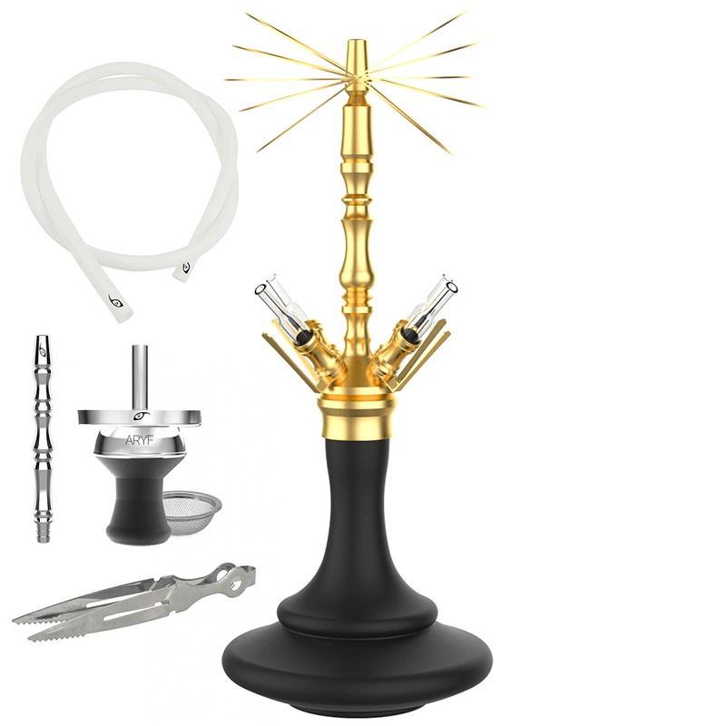 ARYF Shisha Gloria 4 Schwarz/Gold